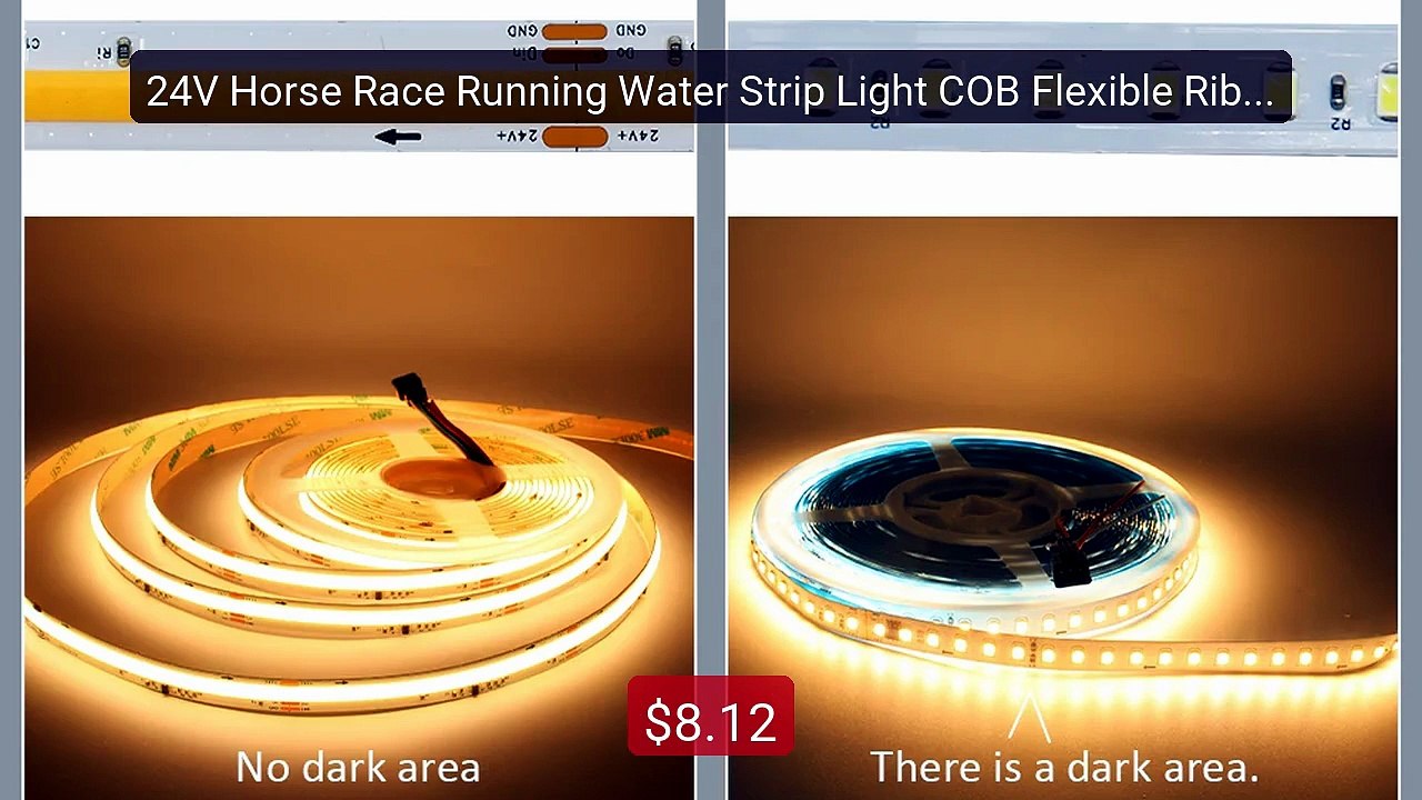 24V Horse Race Running Water Strip Light COB Flexible Ribbon 5M 10M... -- Top Rated 2026 | Buy Now!
