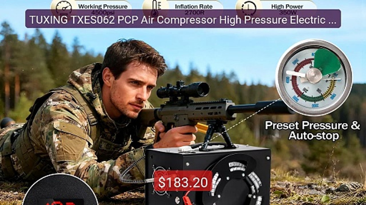 TUXING TXES062 PCP Air Compressor High Pressure Electric Pump Auto... -- Best Deal 2026 | Shop Now!