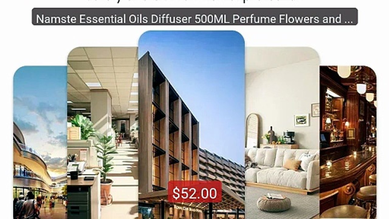 Namste Essential Oils Diffuser 500ML Perfume Flowers and Flowe... -- Hot Deal 2026 | Limited Offer!
