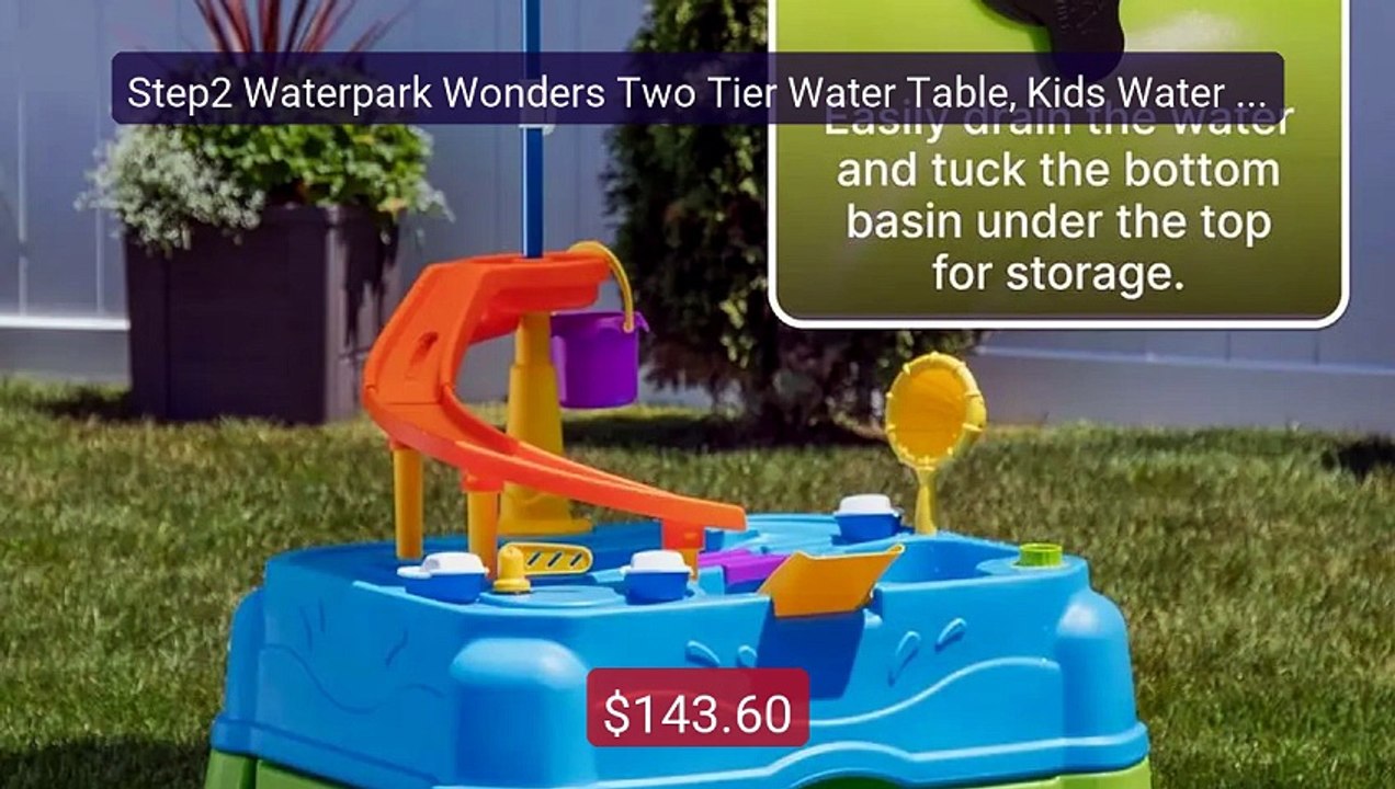 Step2 Waterpark Wonders Two Tier Water Table, Kids Water Activ... -- Hot Deal 2026 | Limited Offer!