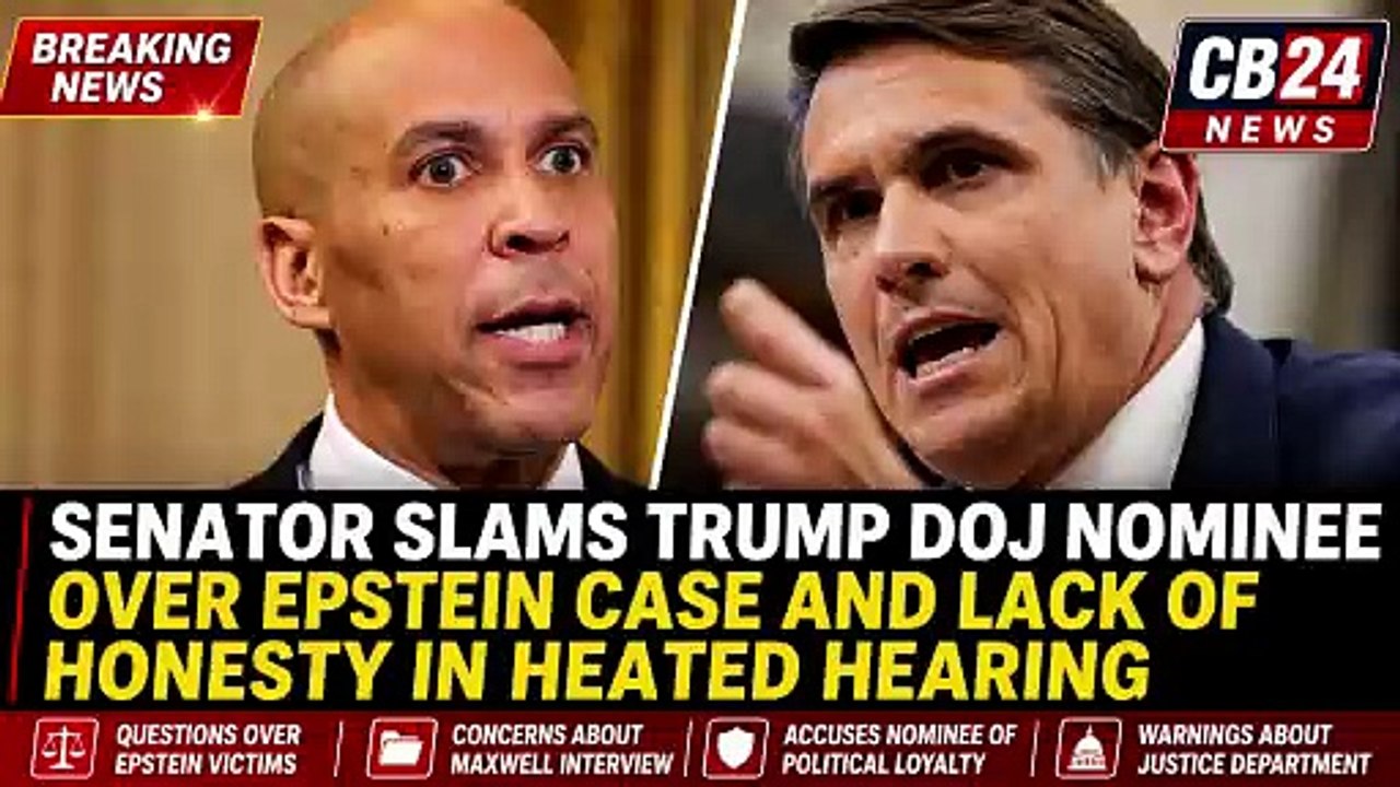 Sen. Adam Schiff Blasts Trump DOJ Nominee Over Epstein Files, Calls Confirmation 'Dangerous'