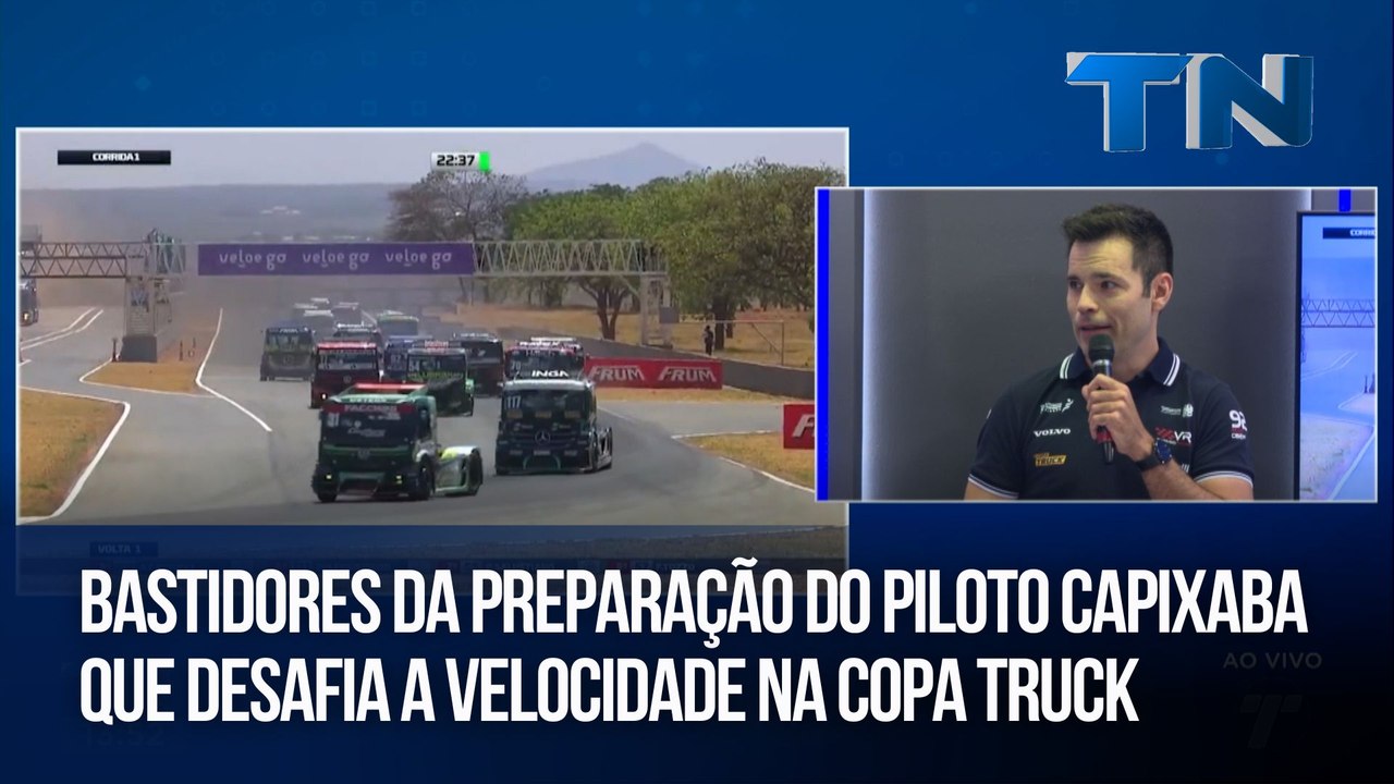 Giro Esportivo | Bastidores da preparação do piloto capixaba que desafia a velocidade na Copa Truck