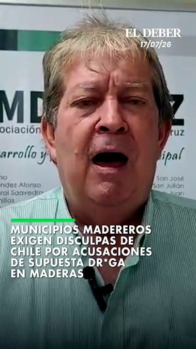 Municipios madereros exigen disculpas de Chile por acusaciones de supuesta dr*ga en maderas