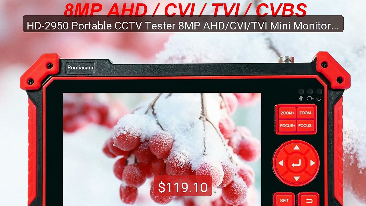 HD-2950 Portable CCTV Tester 8MP AHD/CVI/TVI Mini Monitor Cameras T... -- Top Rated 2026 | Buy Now!