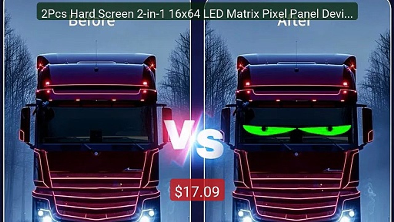 2Pcs Hard Screen 2-in-1 16x64 LED Matrix Pixel Panel Devil's E... -- Hot Deal 2026 | Limited Offer!