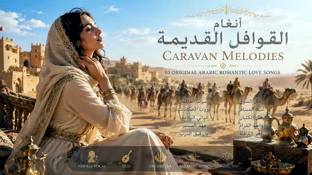 همسات الصحراء الخالدة ٢ | Eternal Desert Whispers Vol. 2 ❤️ 10 Original Arabic Romantic Love Songs • Relaxing Oud • Female Vocal