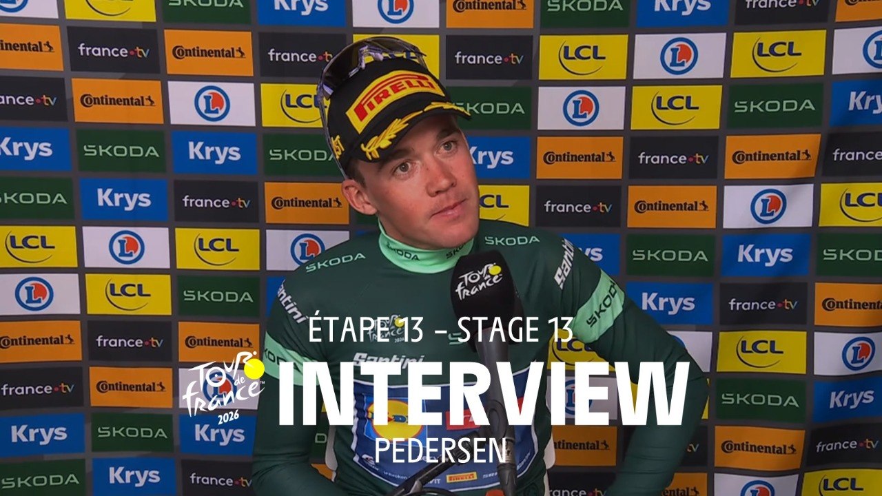 Tour de France 2026 - Stage 13 Pedersen Post-race interview