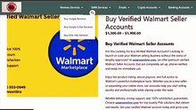 Fully Verified Walmart Accounts – Unlock Pro Seller Perks & 0% Referral Fees