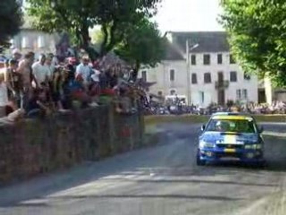 Roché Subaru Impreza GT Turbo Rallye Rouergue à Moyrazès