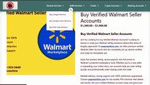 Premium Verified Walmart Accounts – 50% GMV Lift with WFS, 2-Day Shipping Eligible