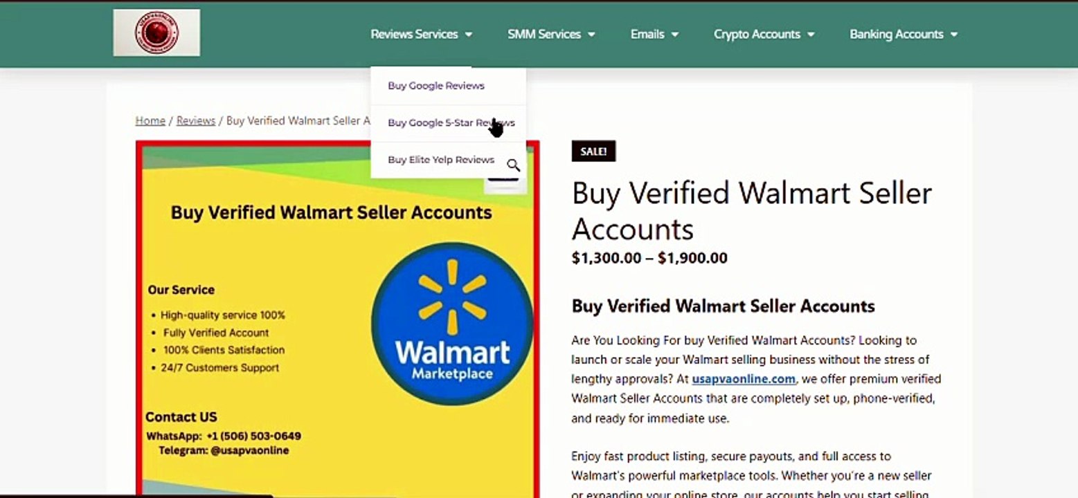 Verified Walmart Seller Accounts for E-commerce – Unlock 1.7x Higher Conversion Rates
