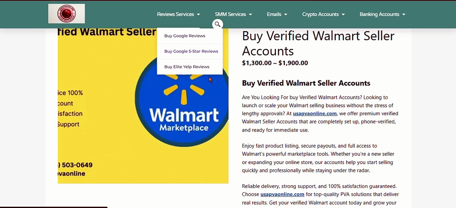 Wholesale Walmart Accounts – Skip Business Verification, Start Listing in Minutes