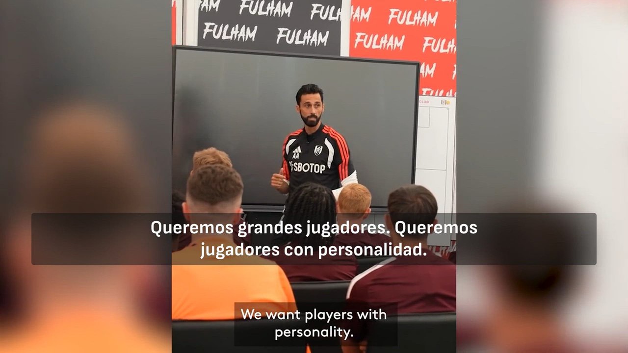 El discurso de Arbeloa en pretemporada