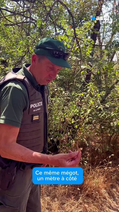 On a suivi une patrouille de police renforcée dans le cadre de la prévention contre les feux de forêt