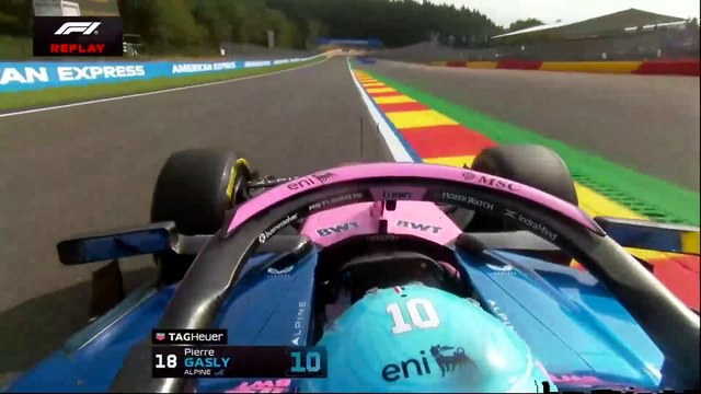Pierre Gasly no pudo completar la práctica, luego de un fuerte choque