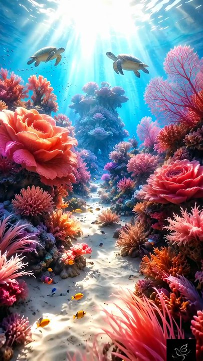 Journey Through a Magical Coral Cathedral | Surreal Underwater World | 4K