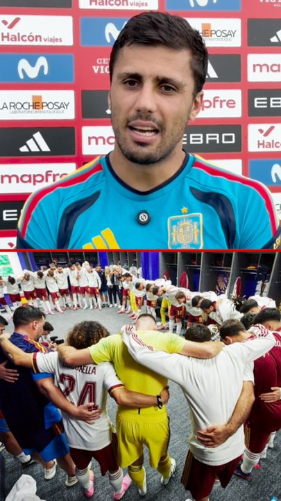 El mensaje de Rodri al vestuario antes de Francia que se repite en la final