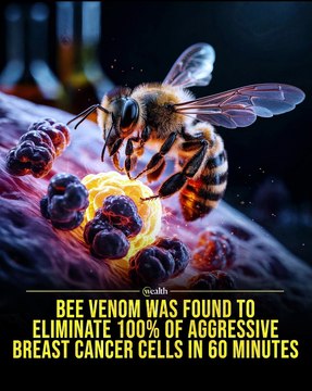 Bee Venom Destroyed Aggressive Cancer Cells? 🐝🧬#shorts #Science #Medicine #CancerResearch #BreastCancer #Health #MedicalResearch #Biology #BeeVenom #Healthcare #Innovation #Research #DidYouKnow #Facts #Knowledge #Wellness #Technology #Trending #Viral