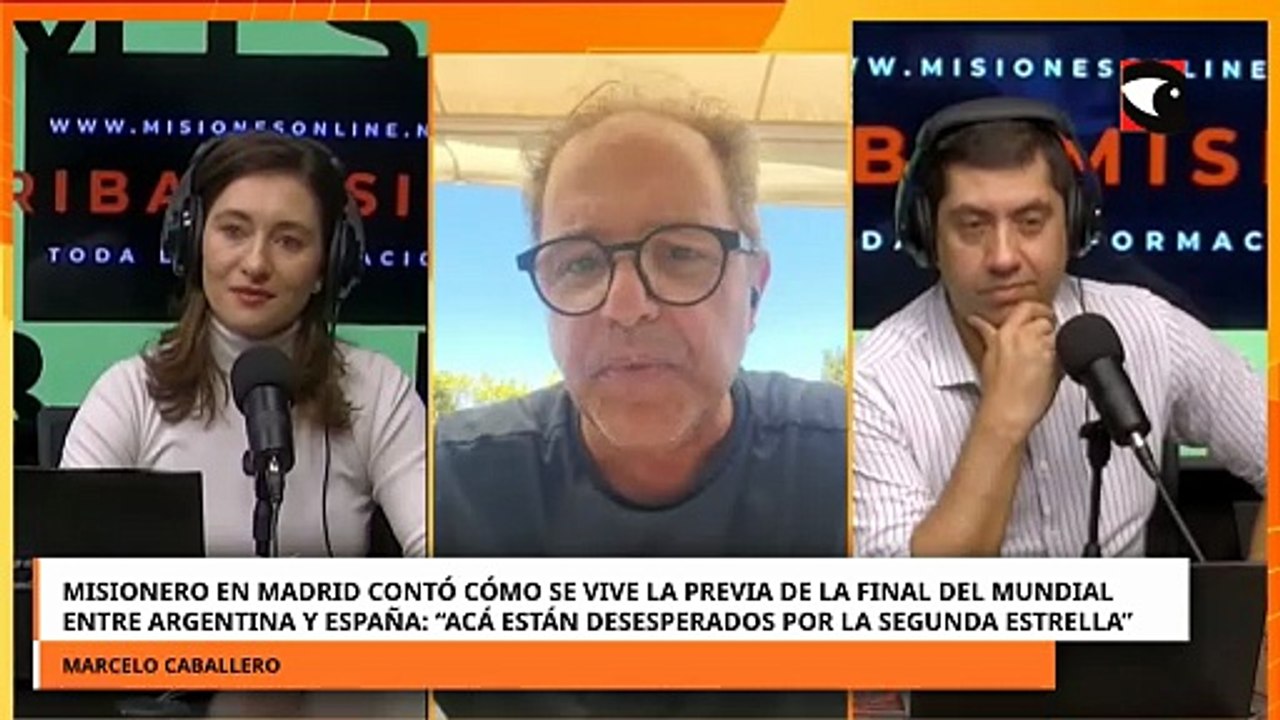 Misionero en Madrid contó cómo se vive la previa de la final del mundial Argentina vs España
