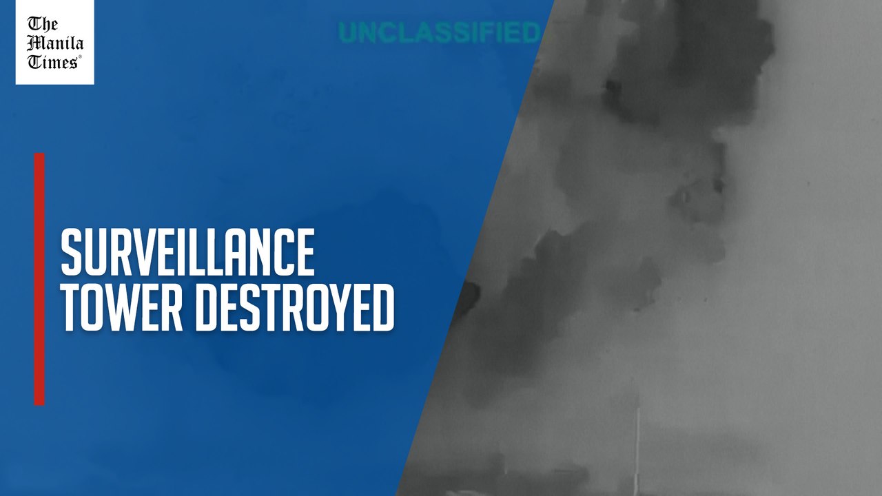 US military releases video it says shows US forces destroying Iranian port surveillance tower