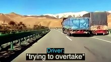 Trucker Prevents Serious Crash by Cutting Off Impatient Driver