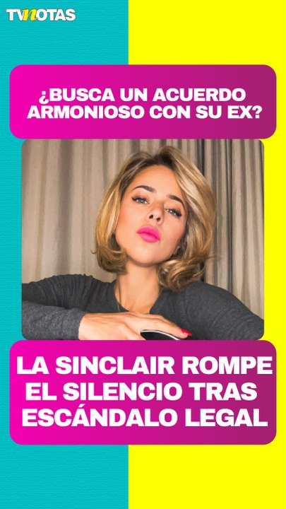 Ana Carla Sinclair rompe el silencio: deja todo en manos de sus abogados y busca un acuerdo