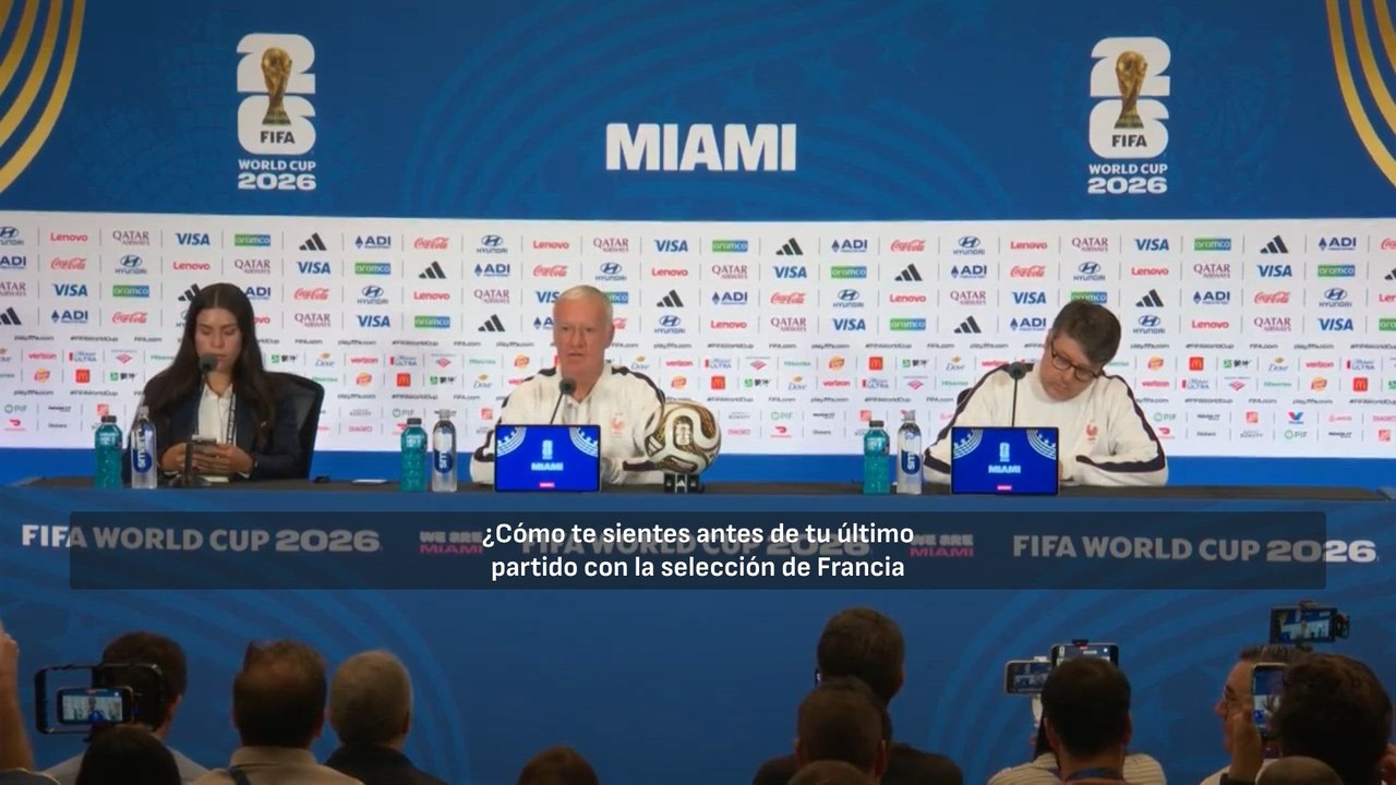 Rueda de prensa Deschamps