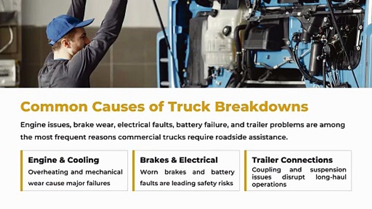 24/7 truck and trailer repair | Truck & Trailer Road Service in Compton CA