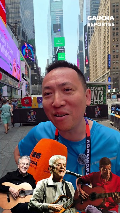 Fã de Lupicínio, chinês canta hino do Grêmio, música do Inter e acha Renato Portaluppi melhor do que CR7