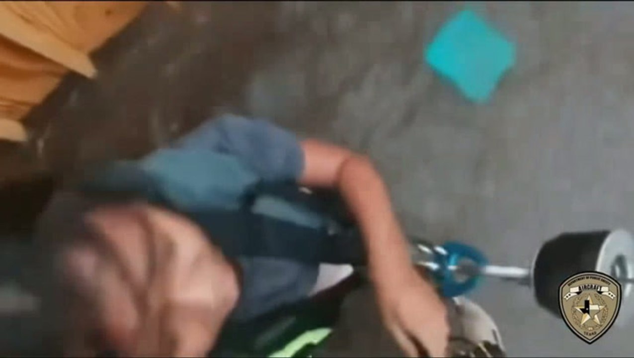 Dramatic rescue as young girl is airlifted to safety during deadly central Texas floods