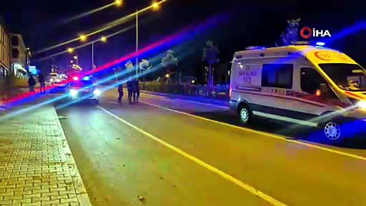 Tekirdağ'da faciadan dönüldü: Otomobil metrelerce sürüklendi