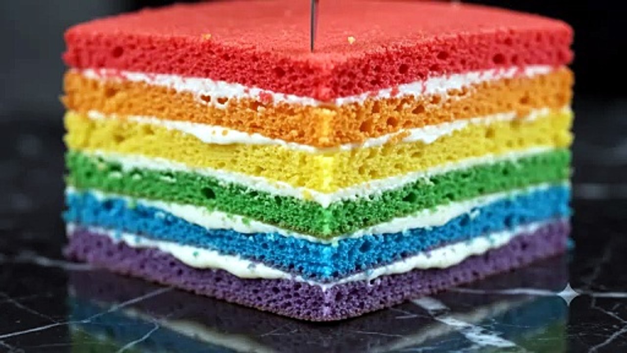 Cake Slicing with Wire | Perfect Cake Cutting ASMR | Oddly Satisfying