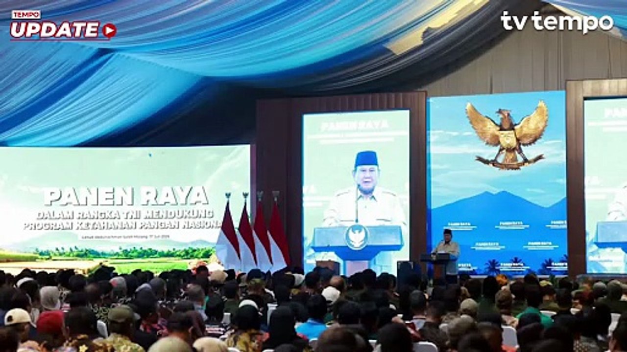 Kritik Harga Beras Mahal, Prabowo: Tanam Padi Sendiri