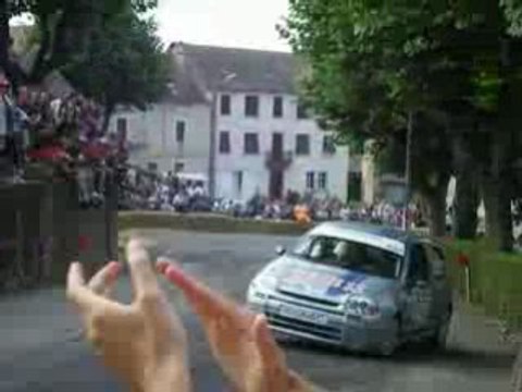 Pela à Moyrazés Rallye du Rouergue 2008 Clio RS