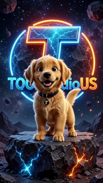 A Puppy Found a Magic Crystal… and Opened a Secret World! 🐶✨#cartoon #viral #tranding