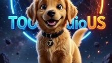 A Puppy Found a Magic Crystal… and Opened a Secret World! 🐶✨#cartoon #viral #tranding