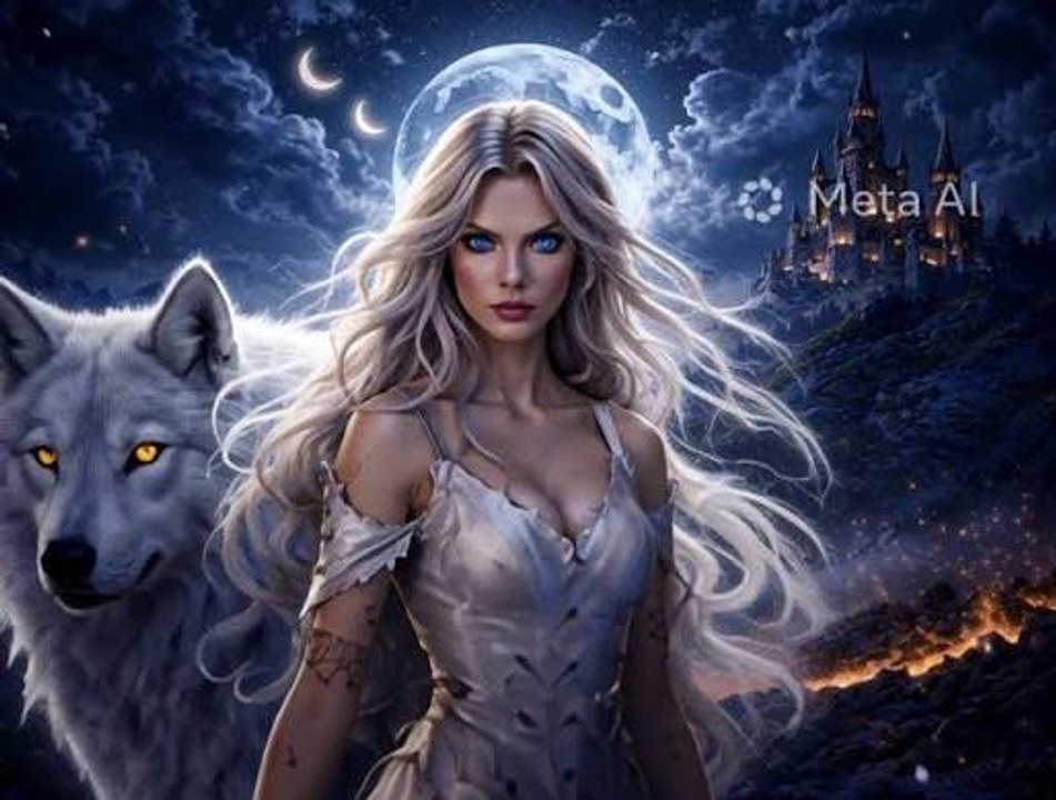 White wolf returns mate regrets