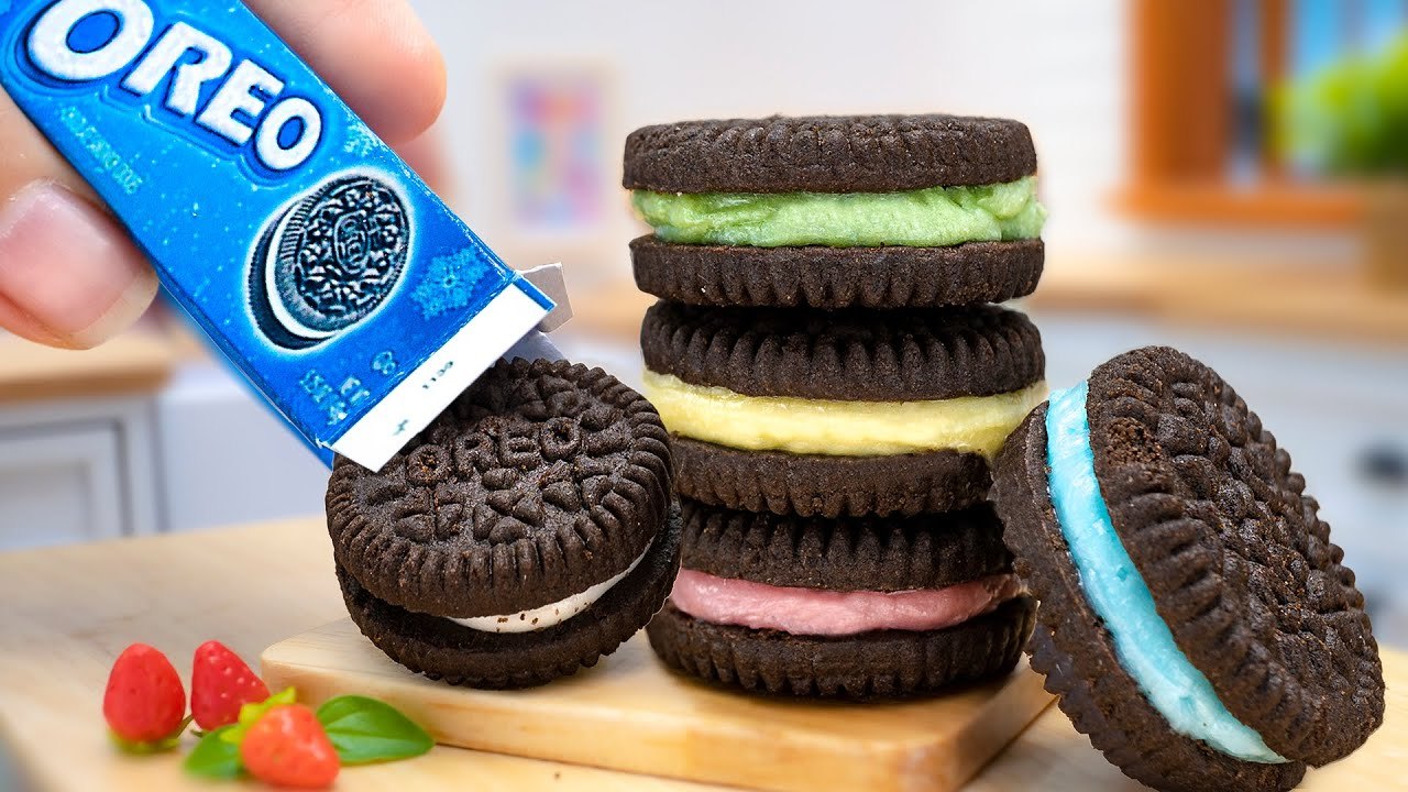 Perfect Miniature Rainbow Oreo Cake Decorating Idea 🌈 Mini Yummy Fancy Miniature Cake for Birthday