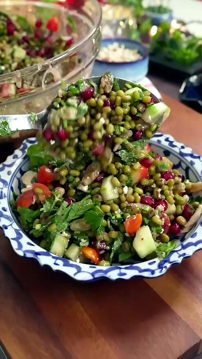 Turn Moong Beans Into a Delicious High-Protein Café-Style Salad