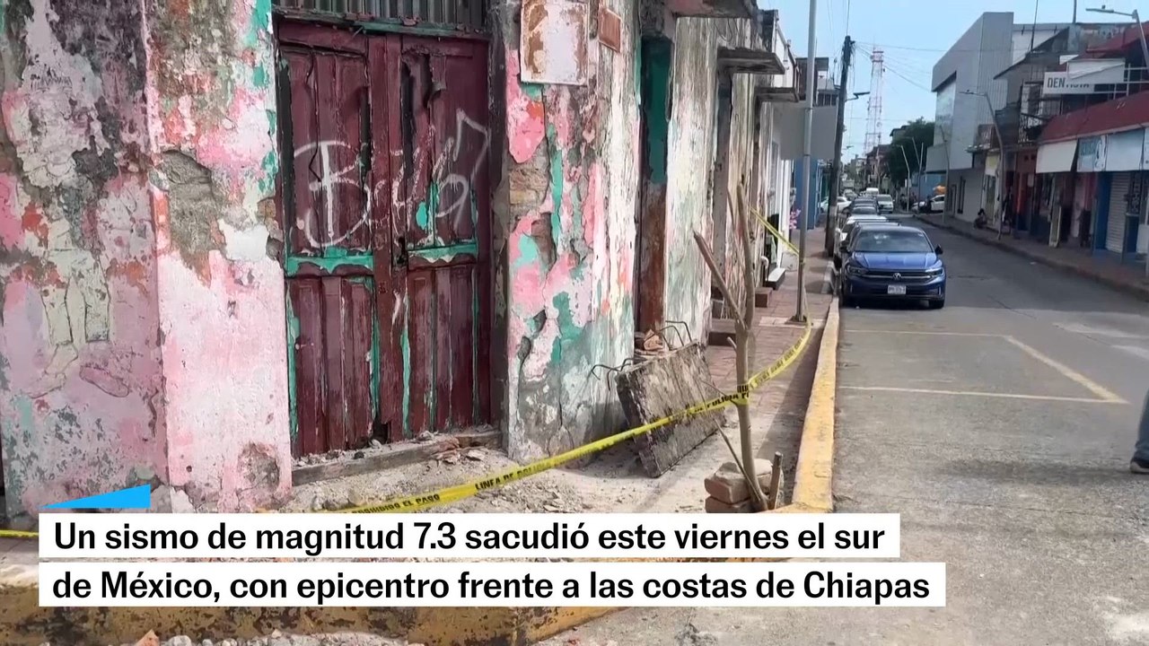 Un terremoto de 7,4 se registra en el sur de México