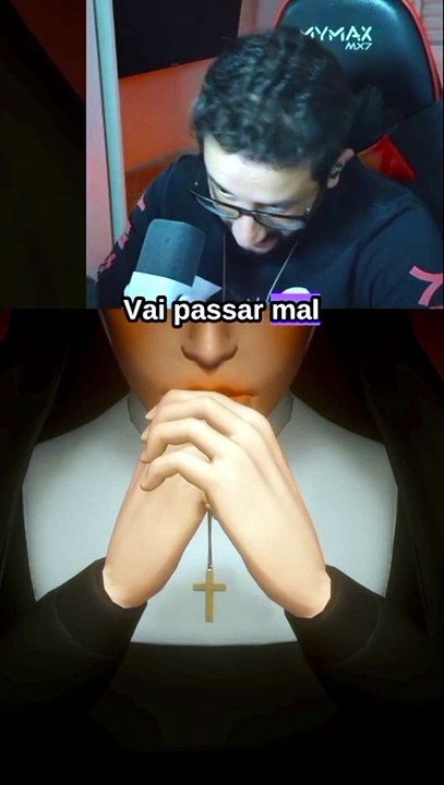 Ela olhou pra mim e eu morri de medo
