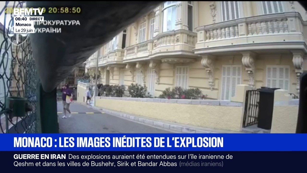 Explosion à Monaco: les images de la déflagration dévoilées par le parquet ukrainien