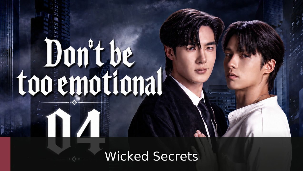 Don't Be Too Emotional Episode 4 ( English Subtitles ) | Wicked Secrets