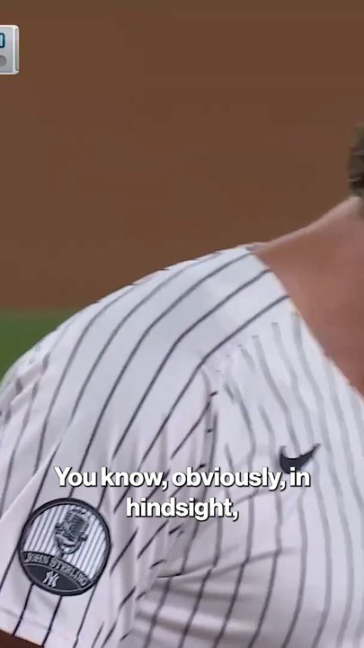 "Obviously in hindsight, I should probably grab him there... that's on me."