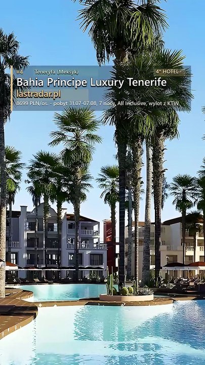 Hiszpania (Teneryfa) wakacje all inclusive od 18.07.2026 | Lastradar