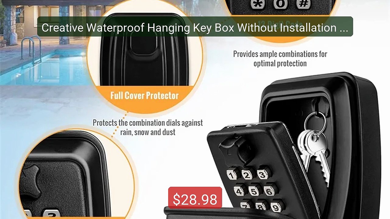 Creative Waterproof Hanging Key Box Without Installation Wa... -- Top Pick 2026 | Unbeatable Price!