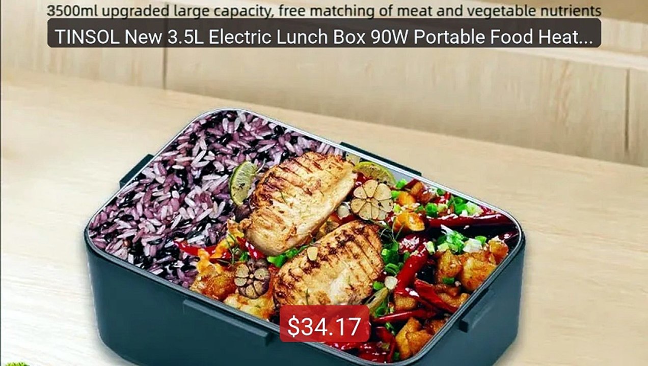 TINSOL New 3.5L Electric Lunch Box 90W Portable Food Heater Su... -- Hot Deal 2026 | Limited Offer!