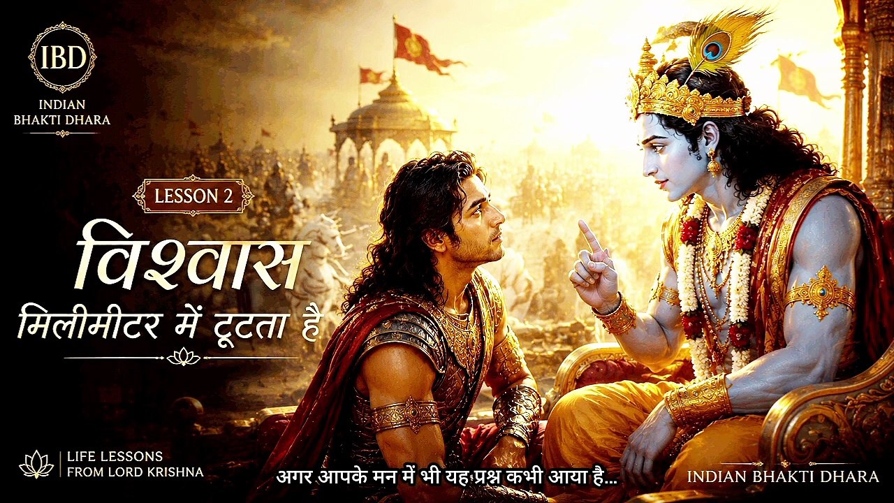 😢 विश्वास कैसे टूटता है? | श्रीकृष्ण की दूसरी जीवन सीख | रिश्ते और नेतृत्व का सबसे बड़ा रहस्य