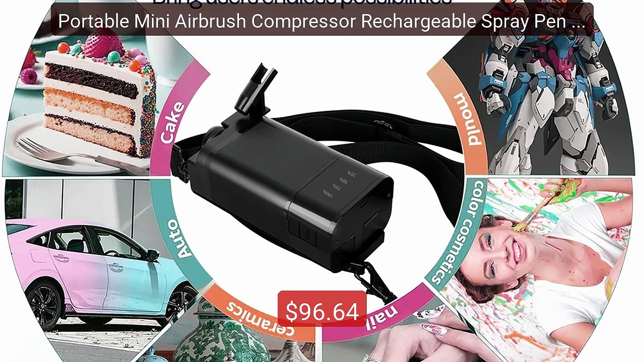 Portable Mini Airbrush Compressor Rechargeable Spray Pen Ai... -- Top Pick 2026 | Unbeatable Price!