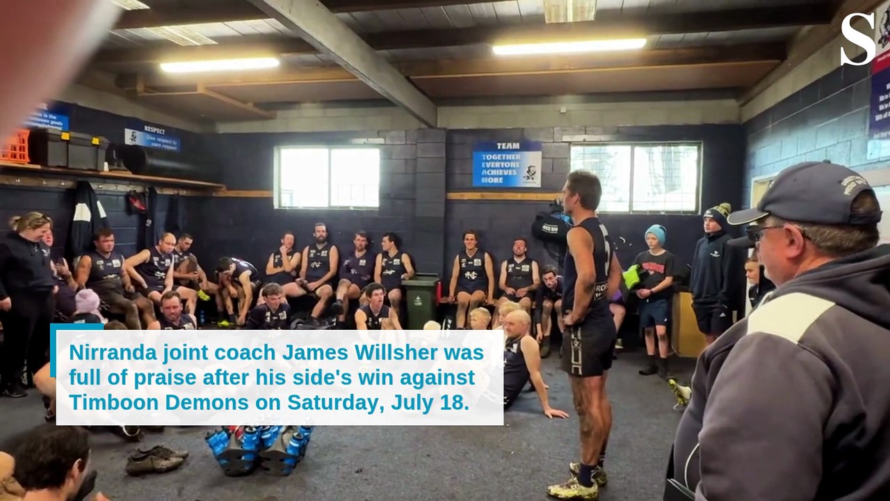 Nirranda joint coach James Willsher praises team